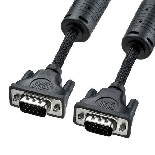 サンワサプライ ナイロンメッシュディスプレイケーブル 3m KC-NMV30K