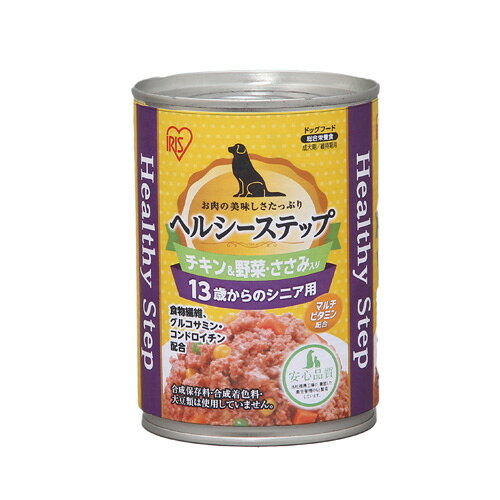 -------------------------------------------------------------- 画像はイメージです。 ※ PC環境により実際の色味や質感と異なって表示される場合がございます。 ※ 部品・パーツなどの一部の商品では本体の商品画像を使用しております。 ※ 製品の仕様・画像・パッケージは、メーカー側から予告なく変更される場合があります。 -------------------------------------------------------------- ▲商品の特性上、基本的にご返品を承ることが出来ません。何卒ご了承ください。（返品・キャンセル不可） 合成保存料を一切使用していない成犬期・維持期用の総合栄養食です。消化性に優れたささみを使用することで、弱りがちな消化吸収をサポートします。正常な消化吸収を維持するために、善玉菌が増えやすくなる食物繊維を配合しています。健康な関節を維持するために、グルコサミン・コンドロイチンを配合しています。マルチビタミンを配合しています。商品サイズ(mm)：約W Φ75×D ×H 103商品重量(g)：430エネルギー：100g当り95kcal成分：たんぱく質5.5％以上、脂質4.0％以上、粗繊維1.5％以下、灰分3.5％以下、水分84.0％以下生産国：中国 【発売元、製造元、輸入元又は販売元】アイリスオーヤマ こちらの商品は、ペット用の商品です。広告文責：ナチュラルウェブ株式会社TEL：03-6423-0750※パッケージ・内容等予告なく変更する場合がございます。 【メーカー・ブランド】 アイリスオーヤマ / あいりすおーやま / IRIS OHYAMA 【#65】