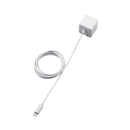 エレコム ELECOM iPhone充電器 iPad充電器 1m Lightning AC ケーブル一体 ホワイト コンパクト 小型 キューブ シンプル MPA-ACL01WH エレコム ELECOM iPhone充電器 iPad充電器 1m Lightning AC ケーブル一体 ホワイト コンパクト 小型 キューブ シンプル MPA-ACL01WH