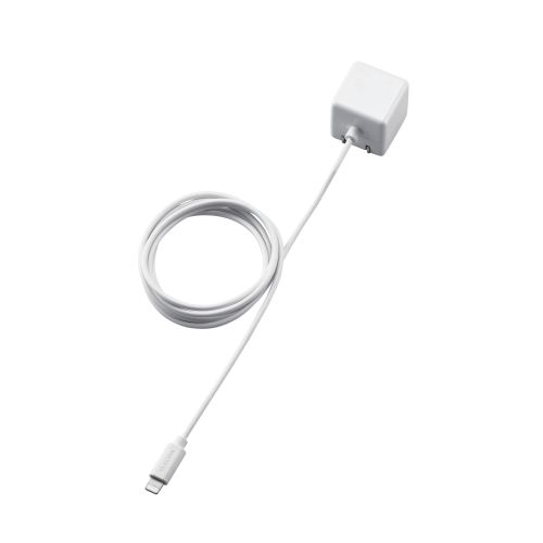 GR ELECOM iPhone[d iPad[d 1.5m Lightning AC P[u zCg RpNg ^ L[u Vv MPA-ACL02WH