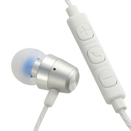 オーム電機 AudioComm シングルインナーホン シルバー HP-B171N-S