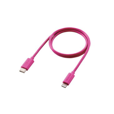 エレコム ELECOM iphone 充電 ケーブル 0.5m データ転送 タイプC-ライトニング 急速充電 Apple認証 純正品質 ピンク MPA-CL05PN