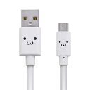 ポスト投函 エレコム ELECOM microUSBケーブル 2A出力 1.2m カラフル ホワイト MPA-FAMB2U12CWH