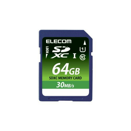 ポスト投函 エレコム ELECOM SD カード 64GB UHS-I データ復旧サービス MF-FS064GU11LRA