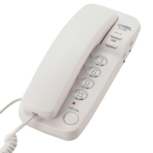 オーム電機 電話機 シンプルホン TEL-2990S