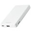 쥳 ELECOM ХХåƥ꡼ 7000mAh PD  ѥ  ή⡼ ۥ磻 DE-C27-7000WH