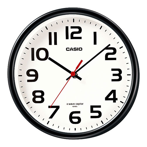 カシオ CASIO 掛置兼用電波時計 IQ-800J-1JF