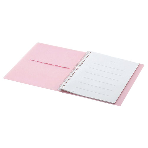 Webbyのコクヨ キャンパススリムバインダー B5 ピンク ル-P733P｜アングル2
