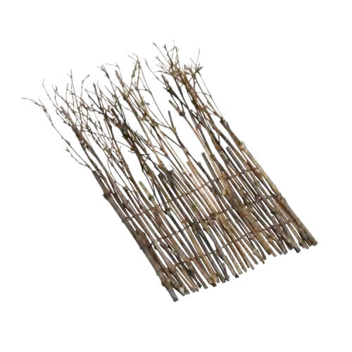 ヤマコー 銅線巻 黒竹すだれ 中