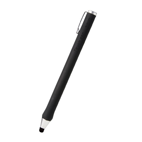ポスト投函 エレコム ELECOM タッチペン タブレット iPad スマホ ボールペン型 好感度タイプ 太軸 ブラック タブレット学習 学校 子供 キッズ P-TPBPENBK
