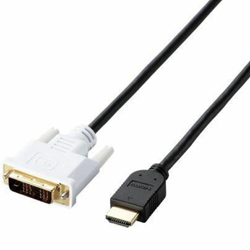 エレコム ELECOM HDMI-DVI変換ケーブル 1.0m DH-HTD10BK