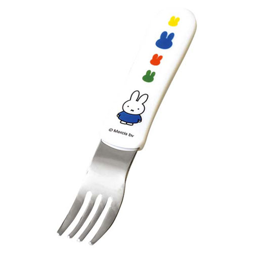 関東プラスチック工業 PC柄 お子様フォーク ミッフィーとびじゅつかん M-1409AAG フォーク ミッフィー ..
