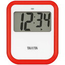 TANITA タニタ 非接触タイマー 洗えるタイプ レッド TD-424 RD