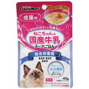 ドギーマンハヤシ CattyMan 猫ちゃんの国産牛乳を使ったスープごはん ささみ&サーモン 成猫用 40g