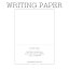 ȥ󥸥ǥꥫ WRITING PAPER A4 ۥ磻 10 WRT-A4-001