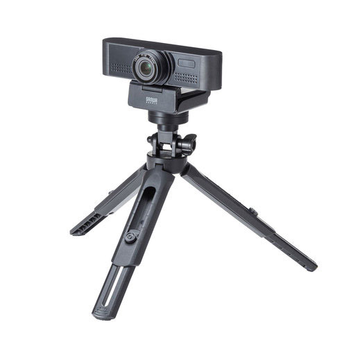 サンワサプライ 卓上三脚 スマホホルダー付き DG-CAM27