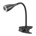 オーム電機 LEDクリップライト 昼白色 ブラック LTC-LC12L2-KN