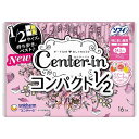 ユニ・チャーム センターイン コンパクト1/2 スイート 特に多い昼用 24.5cm 羽つき スリム 16枚