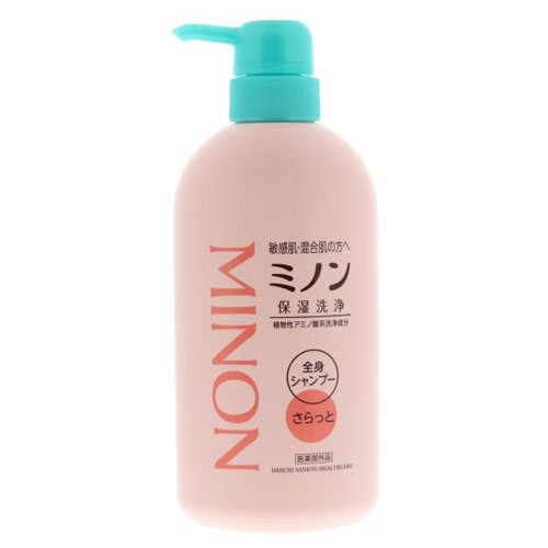 Soaps, Body Soaps - 第一三共ヘルスケア ミノン 全身シャンプー さらっとタイプ 450ml