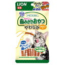 ライオン PETKISS ネコちゃんの歯みがきおやつ やわらか チキン味 14g