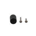 ハイロジック SUS201 溝付ラウンドツマミ φ20mm 黒ニッケル 30943