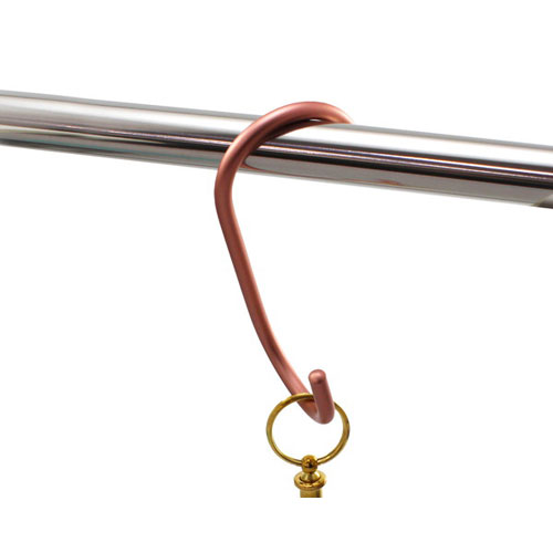 ハイロジック アルミ直角Sフック 中 ブロンズ 3本入 95368