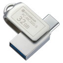 オーム電機 USBメモリー 32GB TypeC&TypeA対応 PC...(2)