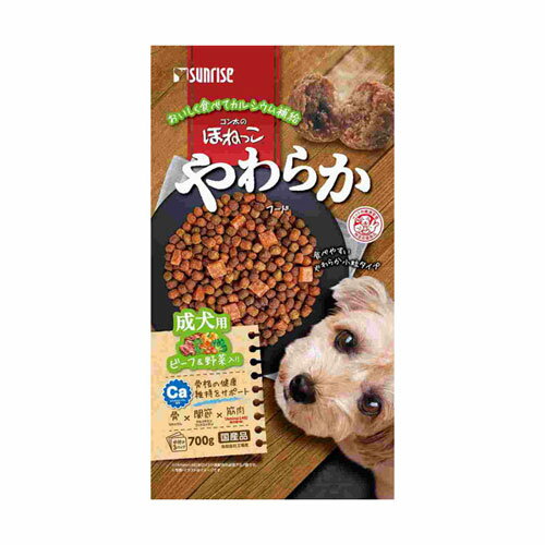 マルカン ゴン太のほねっこ やわらかフード ビーフ＆野菜入り 体重管理用700g×10袋