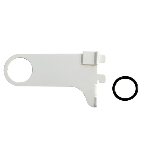 和気産業 パイプ用ブラケット 100mm 白 WPS046