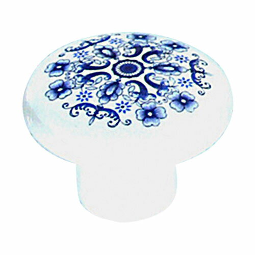 和気産業 セラミックつまみ 32mm 白花4 VG-274