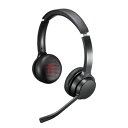 【送料無料】サンワサプライ Bluetoothヘッドセット 両耳タイプ 単一指向性 MM-BTSH62BK