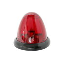 槌屋ヤック Pトップマーカーランプ 球付 レッド YT453