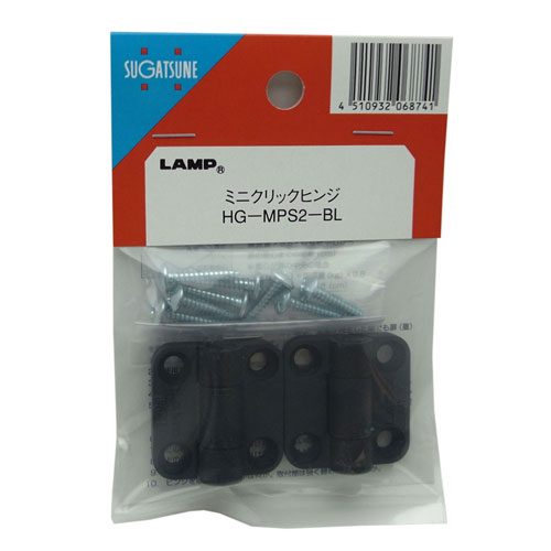 樂天商城 - ミニクリックヒンジ 2個入り 30×30×10.5mm 黒 HG-MPS2-BL