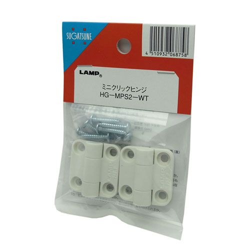 樂天商城 - ミニクリックヒンジ 2個入り 30×30×10.5mm 白 HG-MPS2-WT