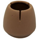 和気産業 ワイドフェルトキャップ 丸脚用 21-32mm 薄茶 BC-702
