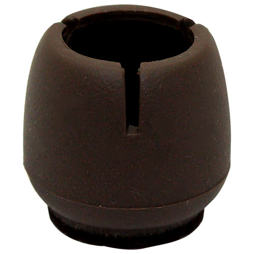 和気産業 ワイドフェルトキャップ 丸脚用 18-21mm 濃茶 BC-711
