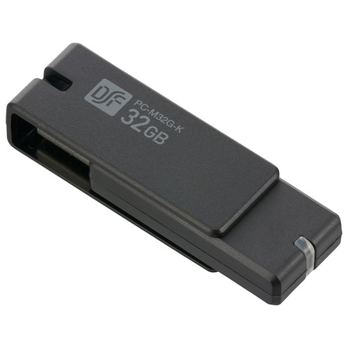 オーム電機 USB3.1Gen1(USB3.0)フラッシュメモリ 32GB 高速データ転送 PC-M32G-K