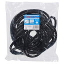 オーム電機 スパイラルチューブ 内径13mm 長さ10m 黒 GST-12B