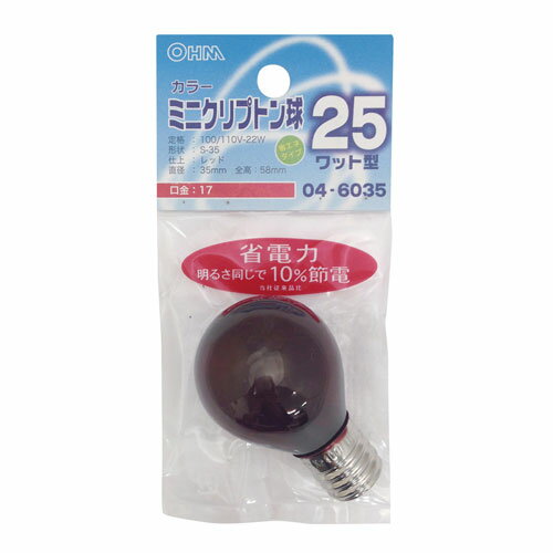 ŵ ߥ˥ץȥ 顼 E17 25W å LB-S3725K-CR