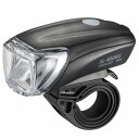 オーム電機 LEDサイクルライト USB充電式 SL-200BU-K