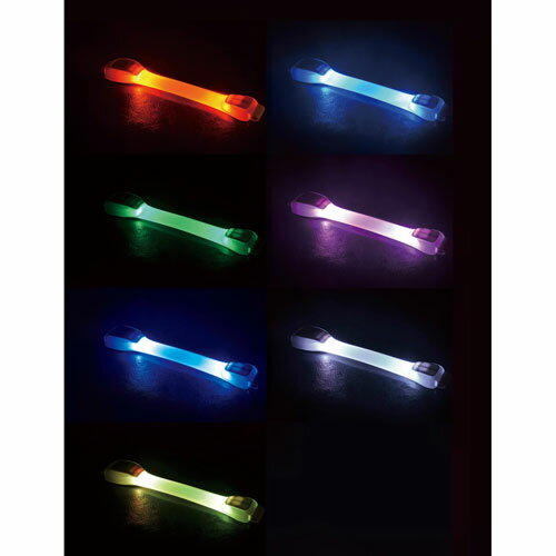 オーム電機 LED7色アームバンド OSE-LY1M-W