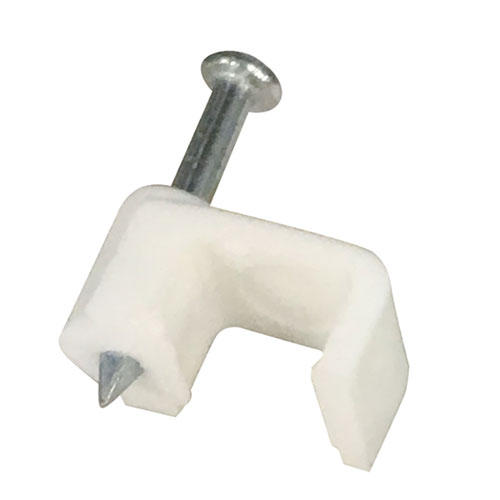 オーム電機 ケーブルクリップ C4 白20個 DZ-CC2.2Z（20）