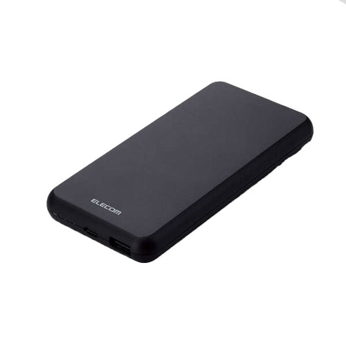 GR ELECOM oCobe[ 10000mAh e 15W/3A 15W/3A o Type-C~1 o USB-A~1 [d ubN DE-C38-10000BK