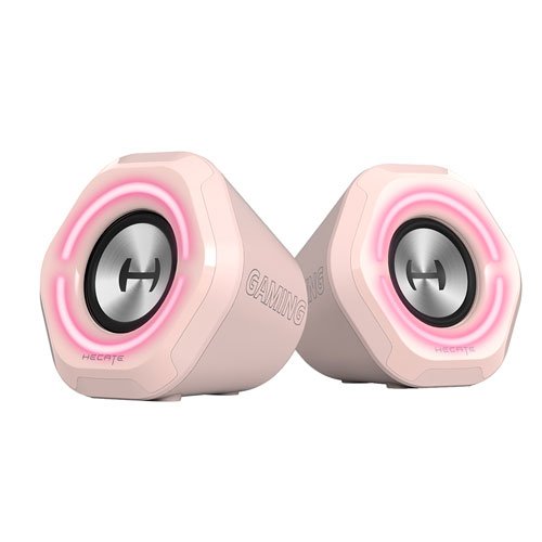 Edifierゲーミングスピーカー Hecate G1000 2.5インチフルレンジ 合計5W Bluetooth5.3 ED-G1000シリーズ ピンク ED-G1000-PK
