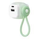 ソニック USB充電器 USB-A&C グリーン UL-6943-G