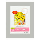 ナカバヤシ カラーVカットマット台紙 2L グレー DGVM-2L-N