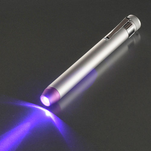 オーム電機 LED UVブラックライト 395nm LHA-UV395/1-S2