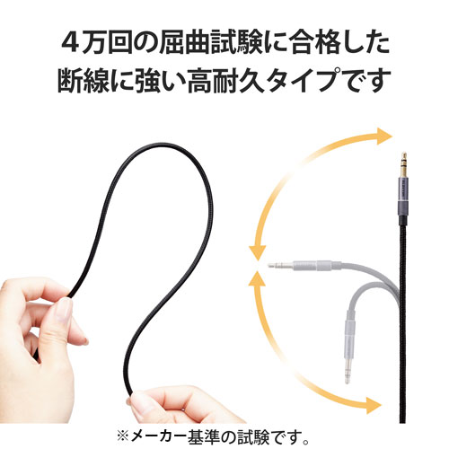 ポスト投函 エレコム ELECOM ステレオミニプラグ AUX オーディオケーブル φ3.5mm 1m iPod iPhone iPad Android ヘッドホン ブラック AX-35MA10BK