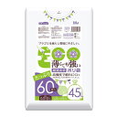 薄くても強いポリ袋 45L 半透明 60枚入 KH56