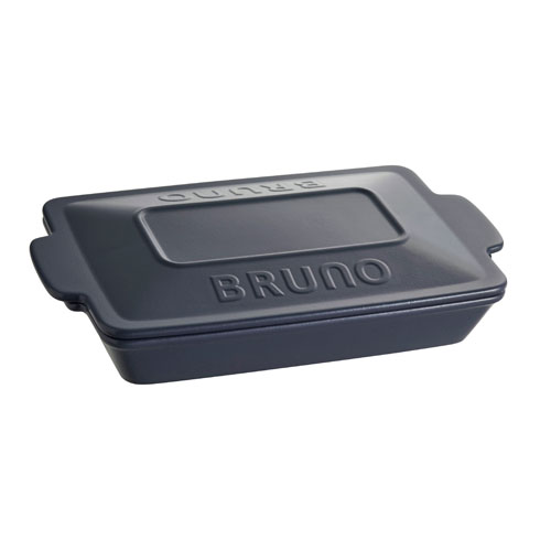 セラミックグリルパン 魚焼きグリル 電子レンジ 食器洗浄機使用可(BRUNO)